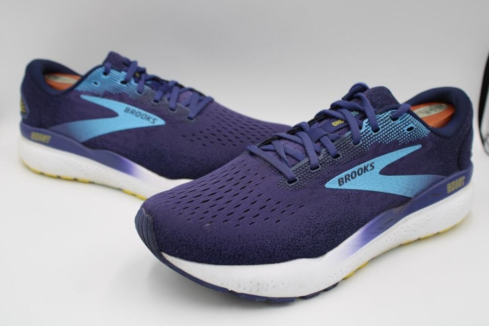 Size 11 - Brooks Ghost 16 Blue Bonnie Blue Yellow - 1104181D438